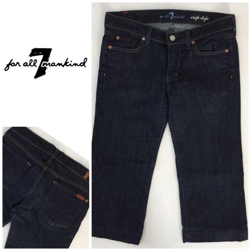 7 For All Mankind Crop Dojo👖Jeans
